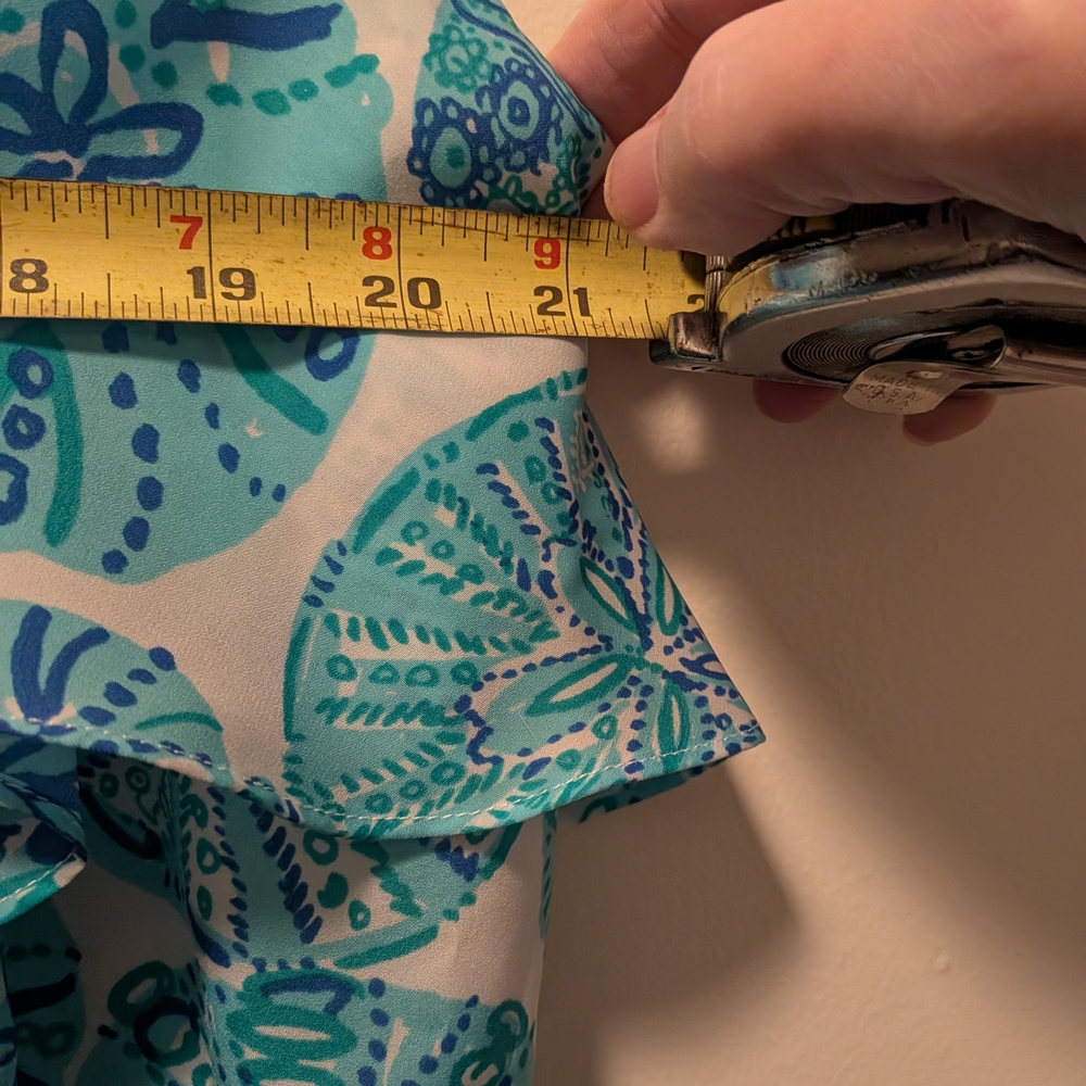 Lily Pulitzer Blue And White Summer Dress XXL Beach Lake Cruise Vacay - Picture 4 of 9